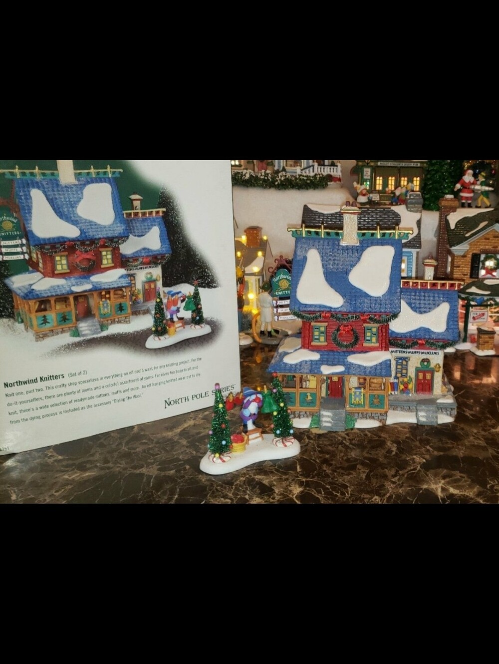Department 56 Northwind KnittersSet Of 2North Pole Series - Picture 2 of 12
